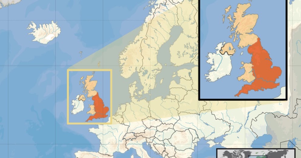 Europa Inglaterra: Ubicacion Geografica
