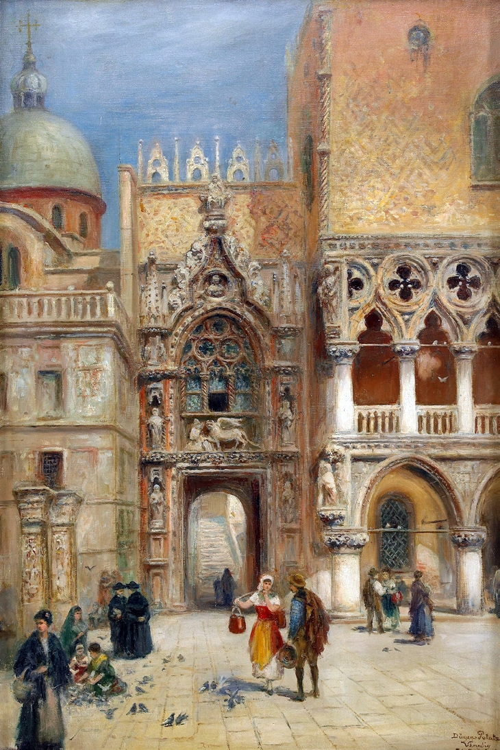 Frans Wilhelm Odelmark 1849-1937 | Swedish painter | Venedig