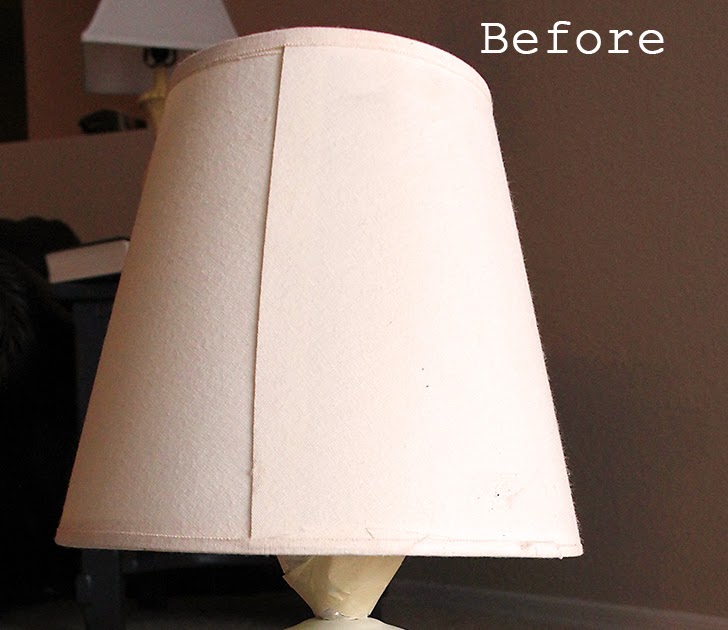 guest tutorial spray painted lace lamp shade