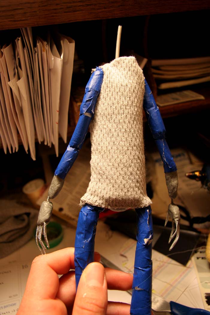 The Hollow Boy Production Blog Puppet Fabrication (Built Up Method