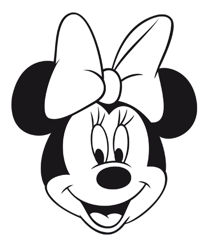 Caras para colorear baby Mickey y Minnie - Imagui