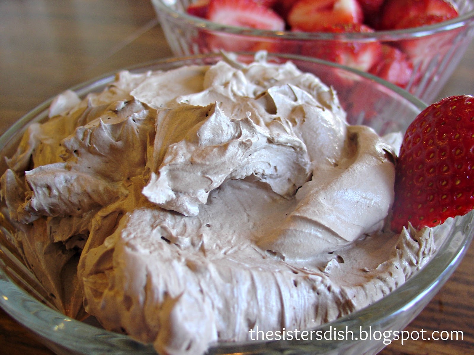 The Sisters Dish chocolate fruit dip