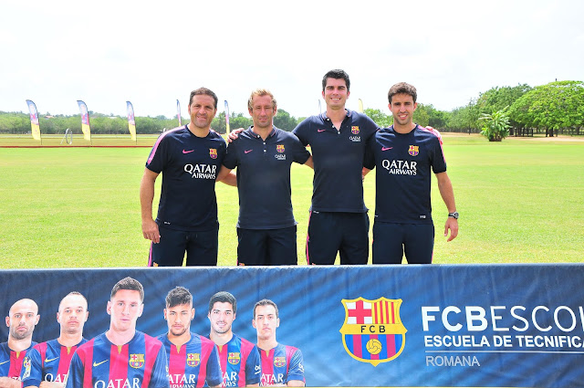Equipo técnico del FC Barcelona visita el país e imparte entrenamientos a los niños del FCBEscola Soccer Camp  