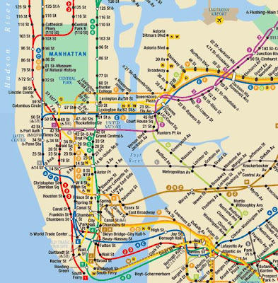 Map of New York city Metro