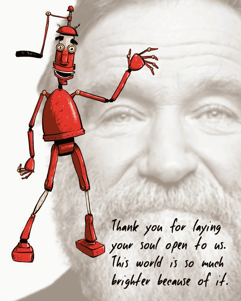 Floating Island Studios: My little tribute to Robin Williams