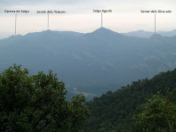 Panoràmica de la Serra de Picancel des de la pujada a la Plana del Castell Panoràmica de la Serra de Picancel des de la pujada a la Plana del Castell