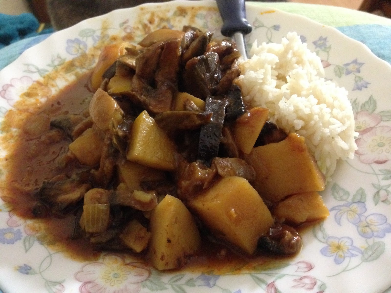 She Likes Bento Slow Cooker Eggplant Potato Curry