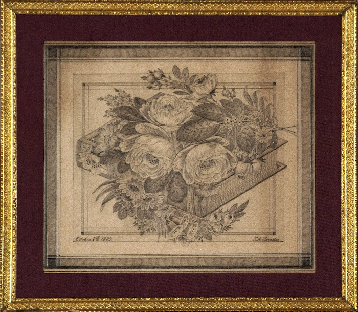 Bible with Floral Wreath, October 8, 1885