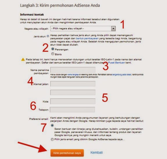 Cara Daftar Google Adsense Lewat Blogger Cara Daftar Google Adsense Lewat Blogger