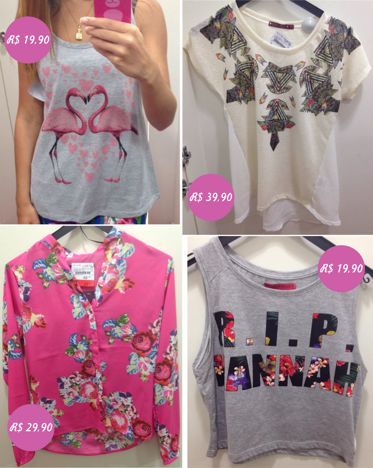 vestido flamingo riachuelo