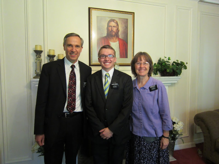 Elder Harrison and President and Sister Essig