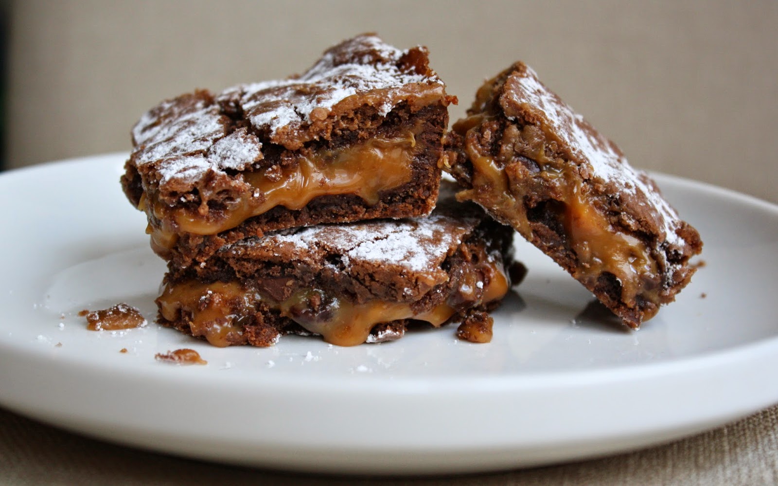 sunday sweets caramel filled brownies