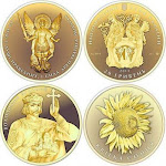 Золотые монеты Украины