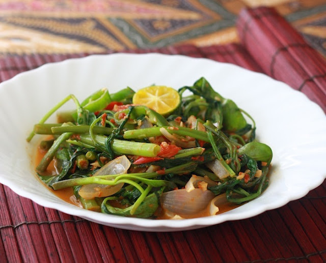spicy malaysian sambal kangkong recipe