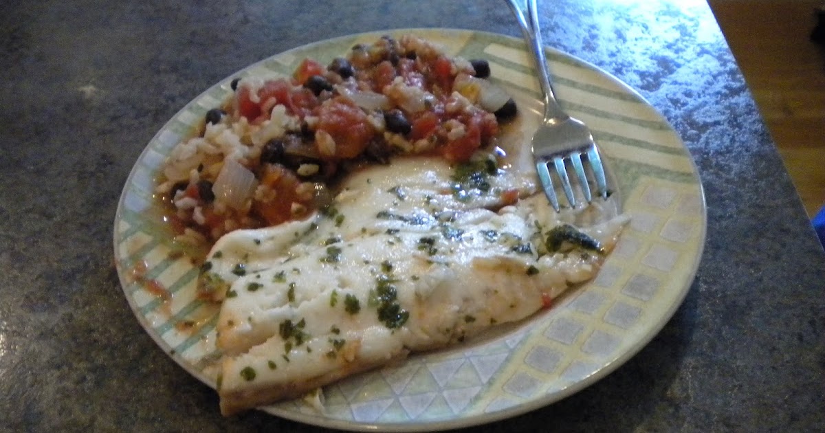 Caitlin's Kitchen Creations Costa Rican Tilapia with Rice and Beans