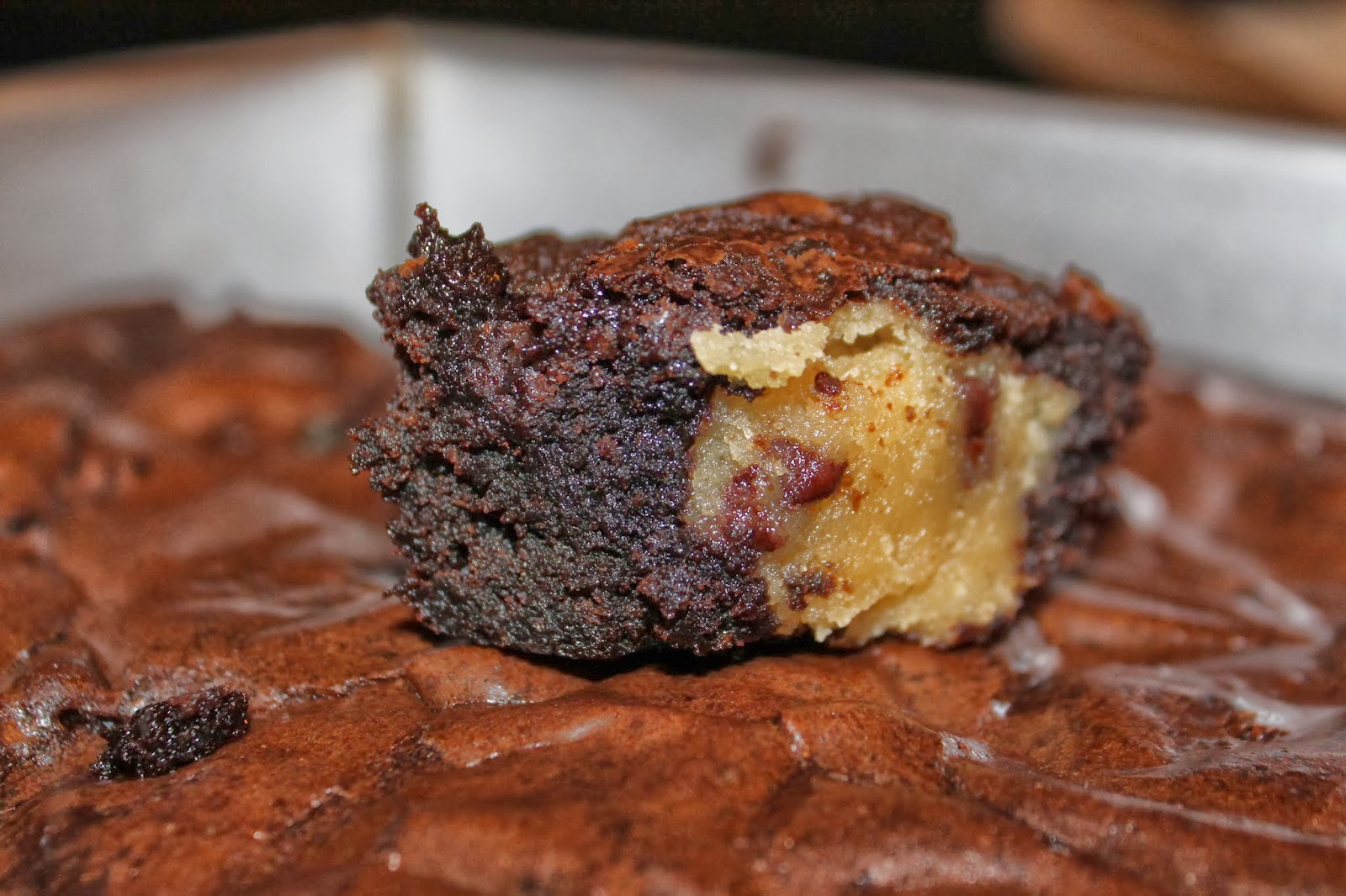 Stay At Home Baker Cookie Dough Stuffed Brownies