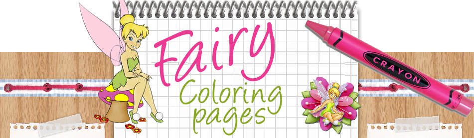 FAIRY COLORING PAGES