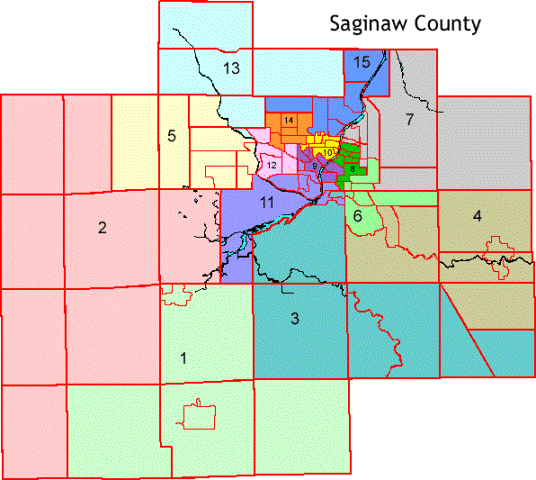 County Commission Districts MAP