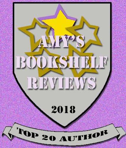 Amy's Bookshelf Reviews Top 20 Author of 2018