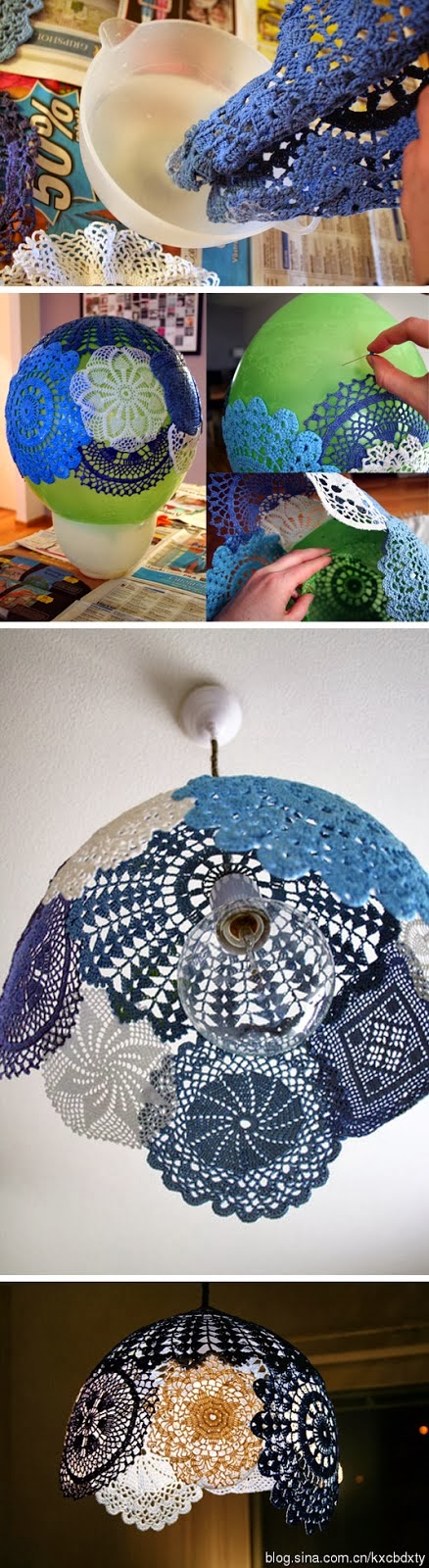 How To Make Mediterranean-Style Lace Lamp 