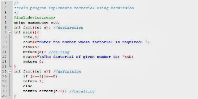 Write A C Program Factorial Of A Number