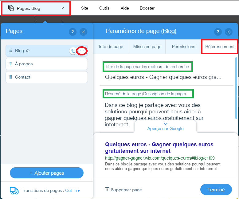 site de rencontre avec wix