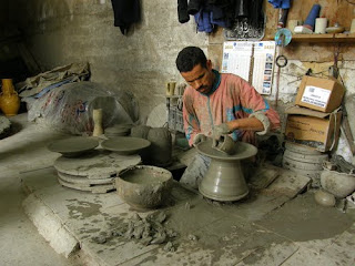 an artisans in morocco