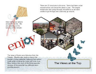 Japan Scrapbook Page