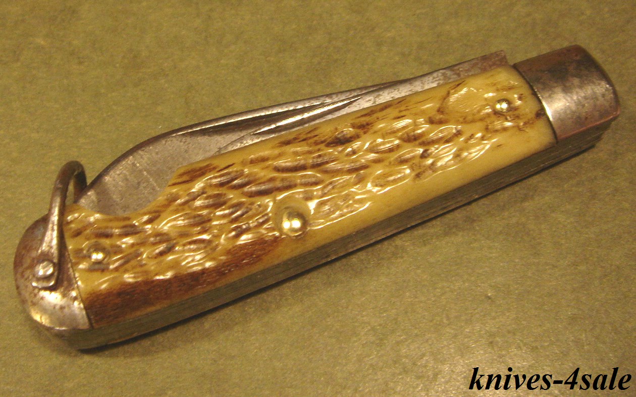 knives4sale Antique Pal Blade Co USA 193553 Bone Handle Easy Open