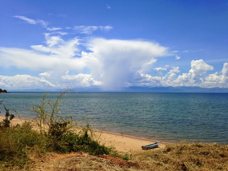 La lacul Malawi