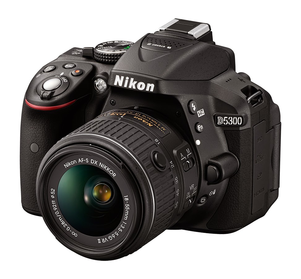 Nikon D5300 DSLR w/18-55mm VR Lens