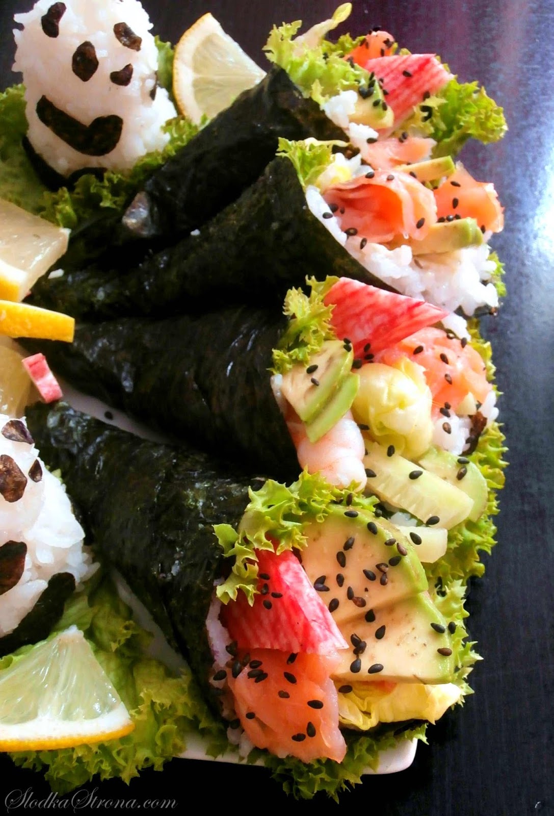 Sushi - Temaki - Przepis - Słodka Strona