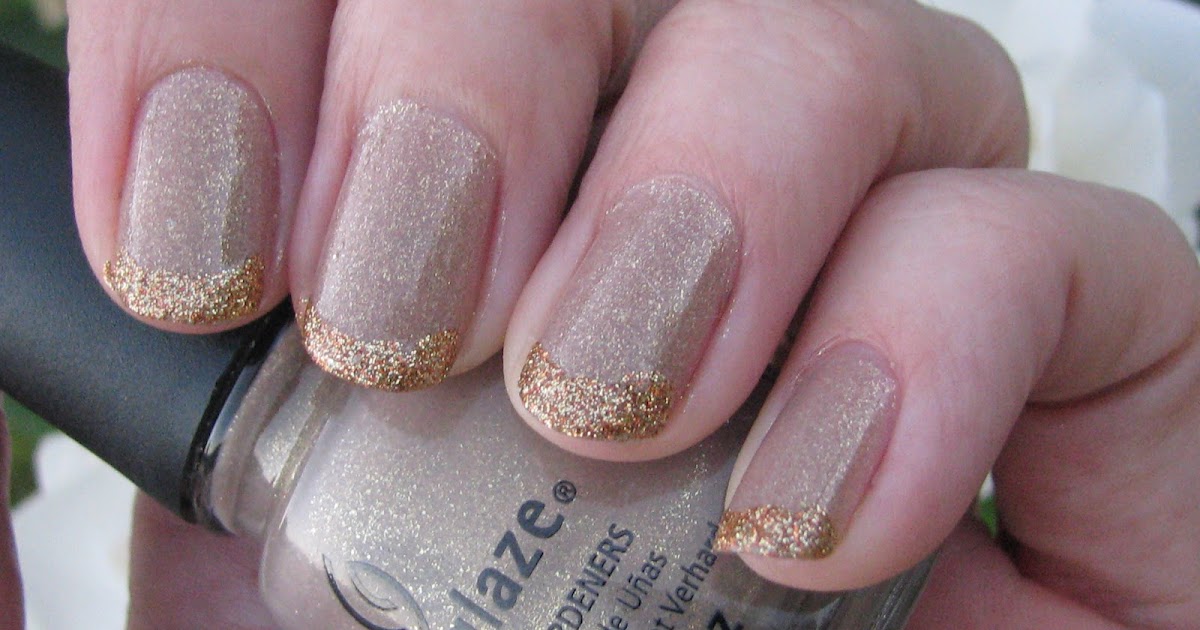 Raindrop Nails Milani Gold Glitz