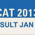 CAT 2013 result published on 14-Jan-2014