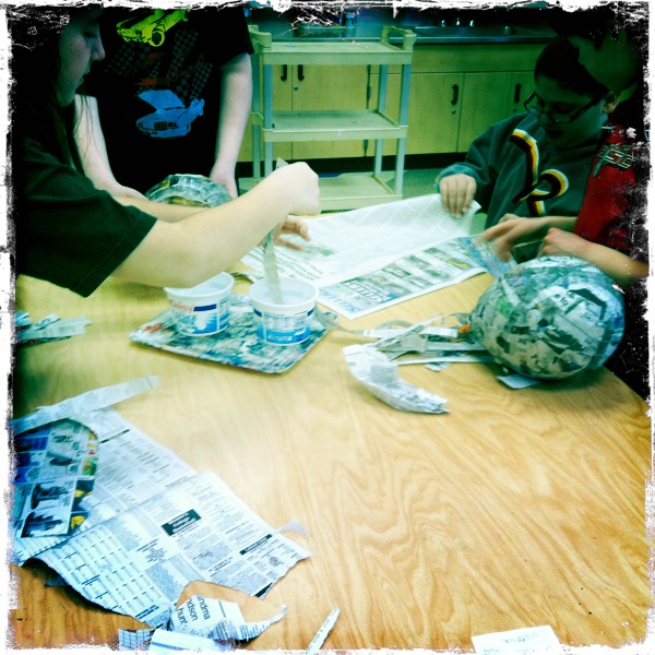 Arty Party Paper Mache Masks