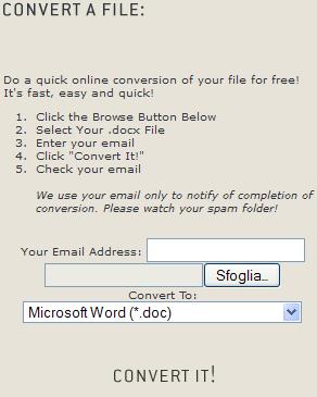 DOCX CONVERTER GRATIS ONLINE
