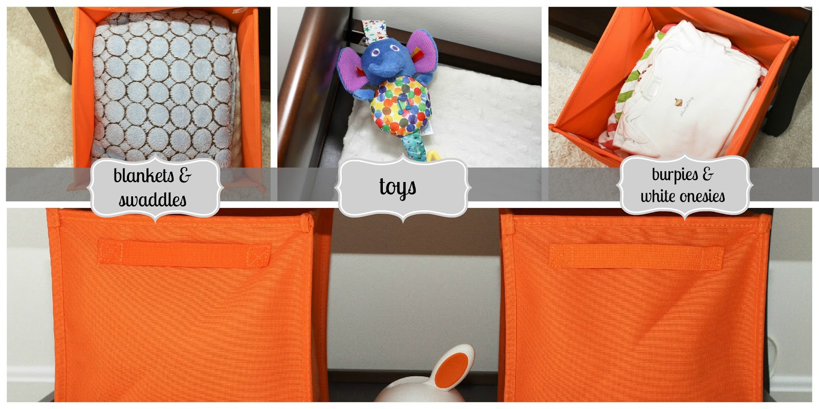 I Love You More Than Carrots Changing Table Organization & MustHaves!