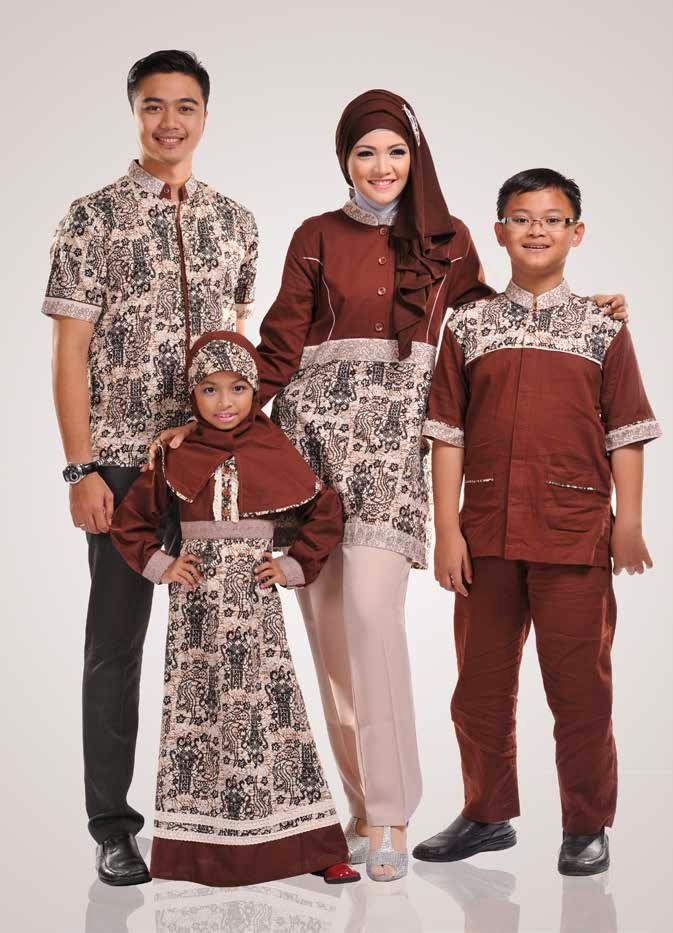 Model Busana Muslim Batik Anak