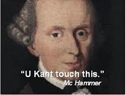 No, we Kant