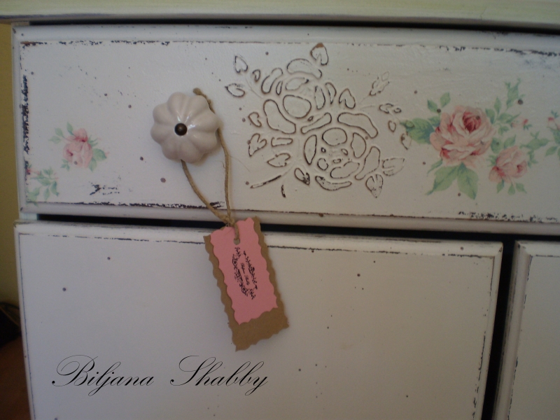Biljana Shabby Decoupage namjestaj & English chic komoda