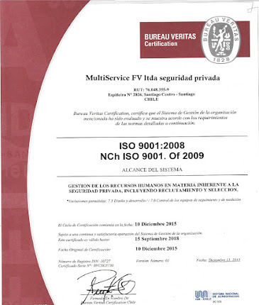 Certificacion ISO