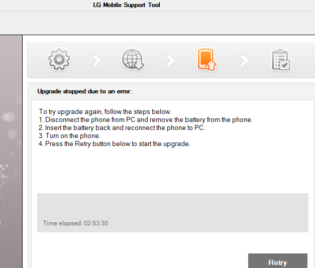 where does lg mobile support tool download image to