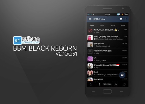 BBM Black Reborn - BBM Android V2.10.0.31 BBM Black Reborn - BBM Android V2.10.0.31