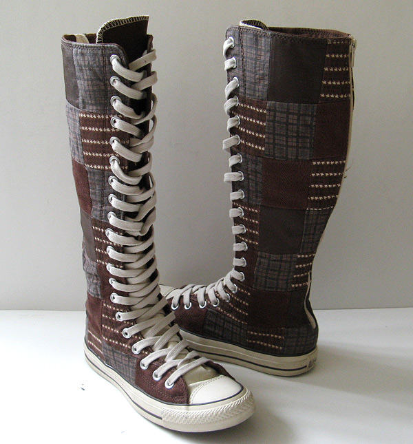CONVERSE SNEAKERS TALL KNEEHIGH CHUCK TAYLOR SNEAKER BOOTS WOMENS SIZE 7