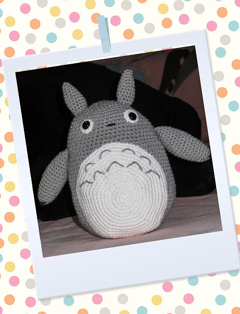 crocheted totoro amigurumi