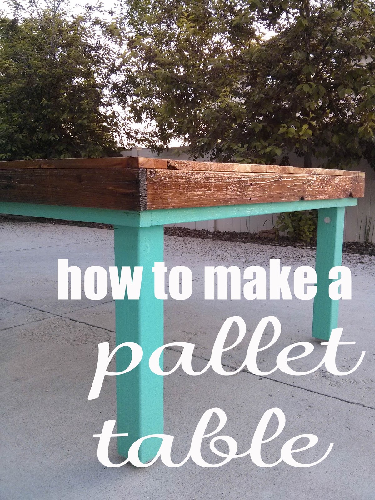 A Lively Hope Diy Pallet Table Diy Pallet Table