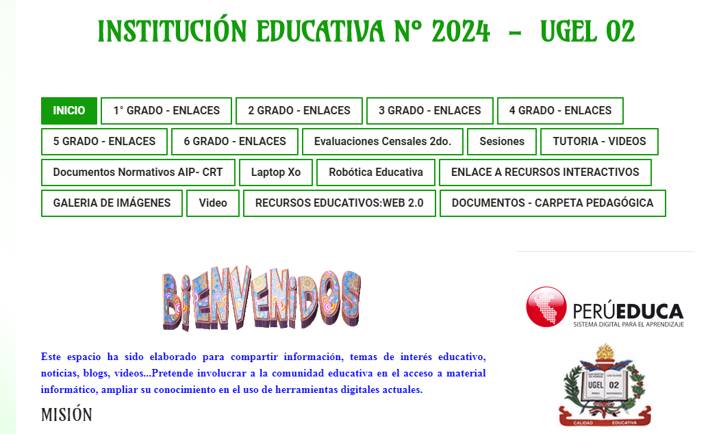 PÁGINA WEB NIVEL PRIMARIA