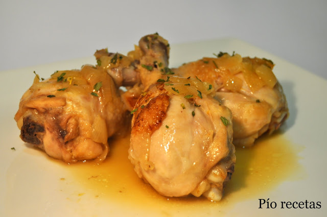 Muslitos de pollo a la naranja