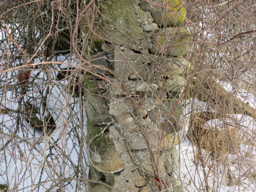 fieldstone wall