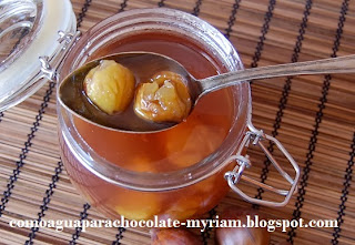 Crema De Castañas Y Castañas En Almíbar.